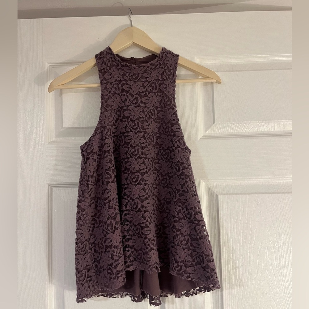 Halter flowy tank top